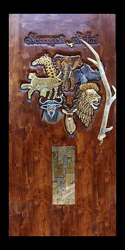 African Safari Door